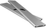 T-Top Extrusion Plate Pre-Drilled for Grand Slams - 20" - PairHeavy duty extrusion for mounting T-Top legs to top frame, while providing mounting for Grand Slam outrigger mounts, electronics boxes, an...