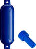 Polyform G-3 Twin Eye Fender 5.5" x 19" - Cobalt Blue w/Air Adapter