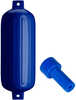 Polyform G-6 Twin Eye Fender 11" x 30" - Cobalt Blue w/Air Adapter
