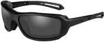 Wiley X Wave Sunglasses - Smoke Grey Lens - Matte Black Frame