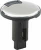 Attwood LightArmor Plug-In Base - 3 Pin - Stainless Steel - Round