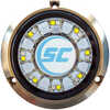 Blue/White Color Changing Underwater Light - 16 LEDs - BronzeThe SCR-16 is a 16 LED round light. Presenting exceptional brightness in a flood pattern, the SCR-16 is built into durable bronze housing, ...