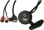 FUSION MS-CBUUSB3.5 Panel Mount USB & 3.5mm Headphone Jack