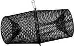 Torpedo Trap - Black Minnow Trap - 10" x 9.75" x 9"Features:Heavy-duty vinyl dipped steel mesh construction construction Black color offers camouflage2-pc design offers easy baiting and catch removalT...