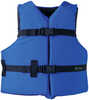 Nylon General Purpose Life Jacket - Youth 50-90lbs - Blue&nbsp;Features:200 denier nylon and 150 denier poly-twillAdjustable belts and chest strapLightweight and durable flotation foamFeatures a leg s...