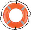 Ring Buoy - 24"Features:Orange buoy with reflective tapeFor use on board commercial vessels, offshore, and yachtsUSCG approvedMolded from high impact linear low density polyethylene for extreme condit...