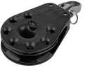 Single Ratchet BlockSchaefer M66-08 Single Ratchet Block. Injection molded long grain fiber body features an anodized aluminum sheave for a light yet strong block. Delrin(tm) ball bearings ensure smoo...