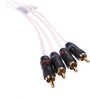 FUSION MS-FRCA6 Premium 6' 4-Way Shielded RCA Cable
