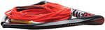 Hyperlite 75&#39; Rope w/Chamois Handle Fuse Mainline Combo - Red 5 Section 15"