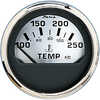 2" Water Temp Gauge (100-250F) - Spun SilverA temperature gauge operates by sending a low amperage current through the gauges's meter to ground via a sending unit with variable resistance. The resista...