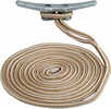 Sea-Dog Double Braided Nylon Dock Line - 1/2" x 20' - Gold/White
