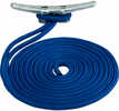 Double Braided Nylon Dock Line - 1/2" x 25' - BlueFeatures:&nbsp;Double Braided Nylon Dock Lines100% premium double braided nylonProfessionally spliced soft eye at one endYacht whipped at the bitter e...