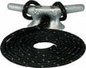 Sea-Dog Double Braided Nylon Dock Line - 5/8" x 15' - Black w/Tracer