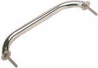 Stainless Steel Stud Mount Flanged Hand Rail w/Mounting - 12"