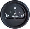 Ammeter Gauge (60-0-60 Amps) - BlackAn ammeter indicates the current flow through the battery charging system. A "zero center" ammeter, during chargine, shows a (+) positive reading indicating the cur...