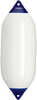 Polyform F-7 Twin Eye Fender 15" x 41" - White