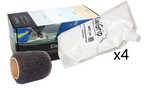 4 - 1 Liter Pouches&nbsp; - White with 4" RollerKiwiGrip is a durable, non-skid deck coating system developed by New Zealand yachtsmen specifically for use on boats. Most other traction or anti slip c...