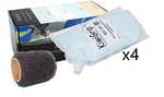 4 - 1 Liter Pouches&nbsp; - Blue with 4" RollerKiwiGrip is a durable, non-skid deck coating system developed by New Zealand yachtsmen specifically for use on boats. Most other traction or anti slip co...