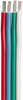 Ancor Flat Ribbon Bonded RGB Cable 18/4 AWG - Red, Light Blue, Green & White - 100'