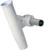 C.E. Smith Aluminum Horizontal Clamp-On Rod Holder 1.66" OD - White Powder Coated w/Sleeve