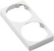 52mm Bezel for AcquaLink&reg; Gauges - White - DoubleFeatures:Color: WhiteDouble52mm
