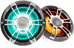Fusion Sg-fl652spc Signature Series 3 - 6.5" Crgbw Speakers - Silver/ Chrome Sports Grille