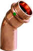 ProPress 1-1/2" - 45&deg; Copper Elbow - Street/Press Connection - Smart Connect TechnologyFeatures:For use with ASTM B88 tubingCopperPress connection, streetComponents:EPDM sealing element