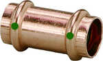 Viega ProPress 2" Copper Coupling w/o Stop - Double Press Connection Smart Technology