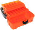 Plano 2-Tray Tackle Box w/Dual Top Access - Smoke & Bright Orange