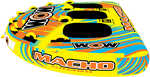 Macho Combo 3 Towable - 3 Person&nbsp;The Macho Combo from WOW is a new kind of deck tube. You can still ride the Macho Combo like a regular deck tube, lying down and holding on for dear life. But if ...