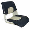 Skipper Standard Seat Fold Down - White/BlueFeatures:Injection Molded Seats With Interlocking hinge For Greater Structural SupportExtra Wide Seat, Premium High QualityUpholstery For All Day Comfort, W...