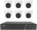 8 Channel NVR Kit with 6 Outdoor IR 5MP Cameras 2.8mm Fixed Lens - 2TBFeatures:EZ Wizard &ndash; for easy network and system setupEZ Record: set up recording resolutions and recording typeEZ Copy: cop...