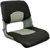 Skipper Standard Folding Seat - Grey/CharcoalInjection Molded Seats With Interlocking hinge For Greater Structural Support. Extra Wide Seat, Premium High Quality Upholstery For All Day Comfort, With S...