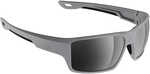 H2Optix Ashore Sunglasses Matt Grey Silver Flash Mirror Lens Cat. 3 - AntiSalt Coating w/Floatable Cord
