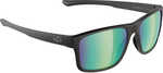 H2Optix Coronado Sunglasses Matt Black, Brown Green Flash Mirror Lens Cat. 3 - AR Coating