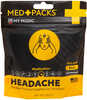 Headache MedPackThe Headache MedPack is your all-in-one first aid solution to tackle those pesky headaches, whether you have a chronic headache problem or you just got knocked upside the head by you m...