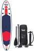 Aqua Leisure 11' Inflatable Stand-Up Paddleboard Drop Stitch w/Oversized Backpack f/Board & Accessories