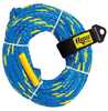 2-Person Floating Tow Rope - 2,375lb Tensile - BlueFeatures:60', 16-strand braided tow ropeDesigned for 1 and 2-rider tubes with a maximum weight of 340lbs2,375lbs tensile strengthSafe, durable, heavy...