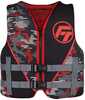 Youth Rapid-Dry Life Jacket - Red/BlackFeatures:Bright colors for greater visibilityWide armholes allow freedom of movementFront zipper with adjustable belts to keep vest from riding upFits youth 50-9...