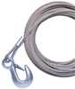 Powerwinch Cable 7/32" x 50' Universal Premium Replacement w/Hook - Stainless Steel