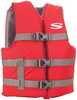 Youth Classic Vest Life Jacket - 50-90lbs - Red/GreyFeatures:Youth General Boating Life Vest with adjustable beltsAcceptable for personal watercraft, waterskiing or similar towed uses1" webbing3 buckl...