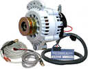 Alternator 120 AMP 12V 1-2" Single Foot Spindle Mount Dual Vee Pulley Regulator &amp; Temp SensorKit Includes: 621-120-DV Alternator, MC-614 Regulator, Temperature Sensors, Mounting Hardware621-120-DV...