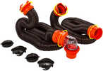 Camco Rhinoflex 20' Sewer Hose Kit With 4 In 1 Elbow Caps