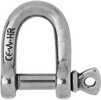 HR D Shackle - Diameter 15/64"Features:Forged D shackle in HR stainless steel grade (17,4 PH)Outstanding working and breaking loadAn HR shackle can be up to 60% more resistant than a shackle in 316L s...