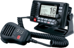 UM725 Fixed Mount Marine VHF Radio - BlackFull-Featured VHF Marine Radio with Private Text Messaging &mdash; Send messages over Marine Channels to other capable radios. 25 Watt Fixed Mount Marine VHF ...