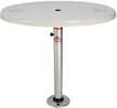 Springfield White Oval Table Package - 18" X 30" Threadlock