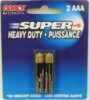 Super Heavy Duty Batteries. No Mercury added.