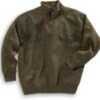 Beretta 79845 - Wind Barrier Sweater Short Zip Lg Brown