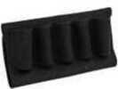 Blackhawk Products Buttstock Shell Holder - Open Style Shotgun (5 Loops) - Elastic Sleeve slips Right Over Stock - Sewn-