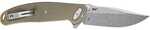 Columbia River Butte Od Green Folding 3.36in Blade